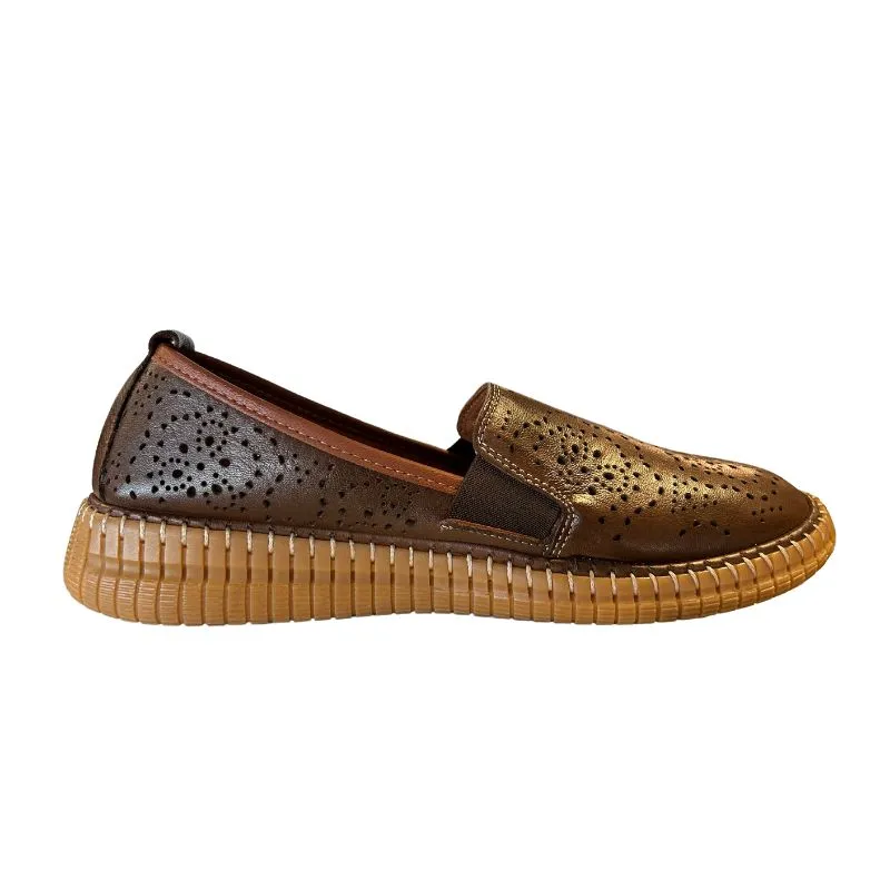 Volks Walkers 2853 Brown Women's Loafers